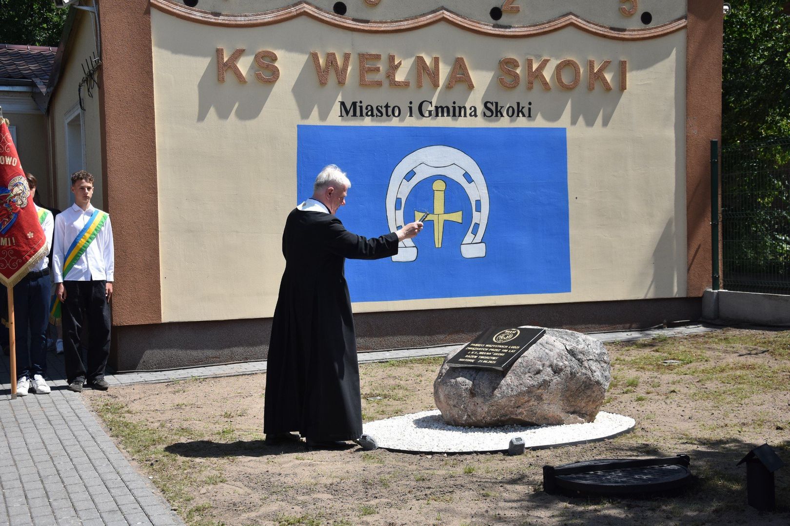 Poświęcenie tablicy pamiątkowej