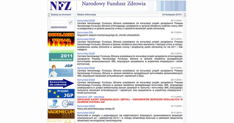 Które państwowe molochy mają najgorsze strony WWW? [TOP 6] 7