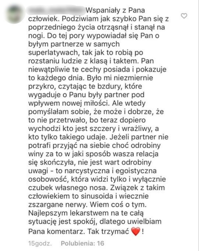 Internauci wspierają Rafała Grabiasa