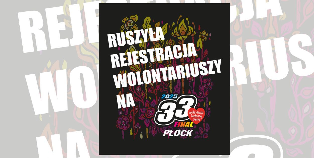 Ruszyła rekrutacja wolontariuszy WOŚP w płockim Sztabie!