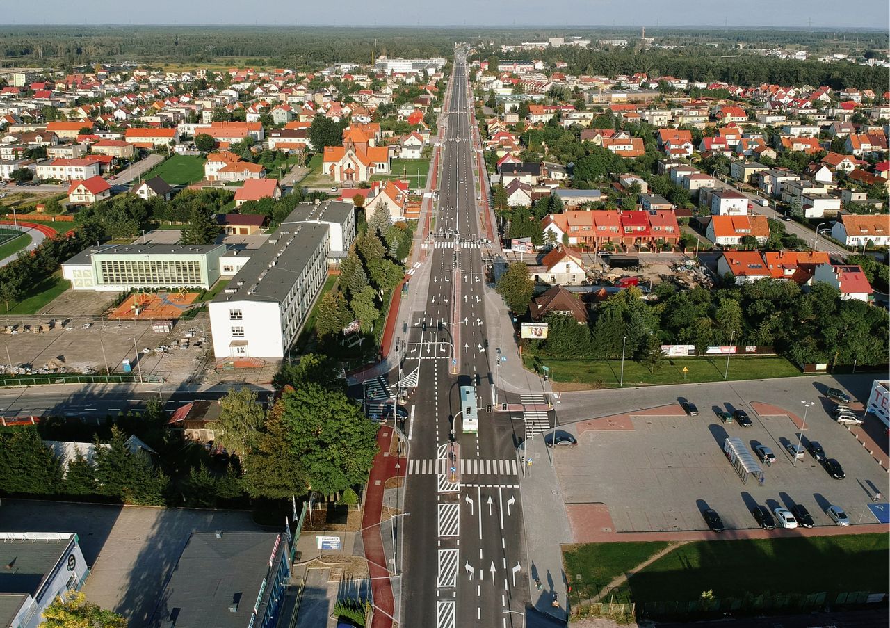 Ełk, Ewakuacja mieszkańców z osiedla Zatorze (na zdj. ulica Suwalska)