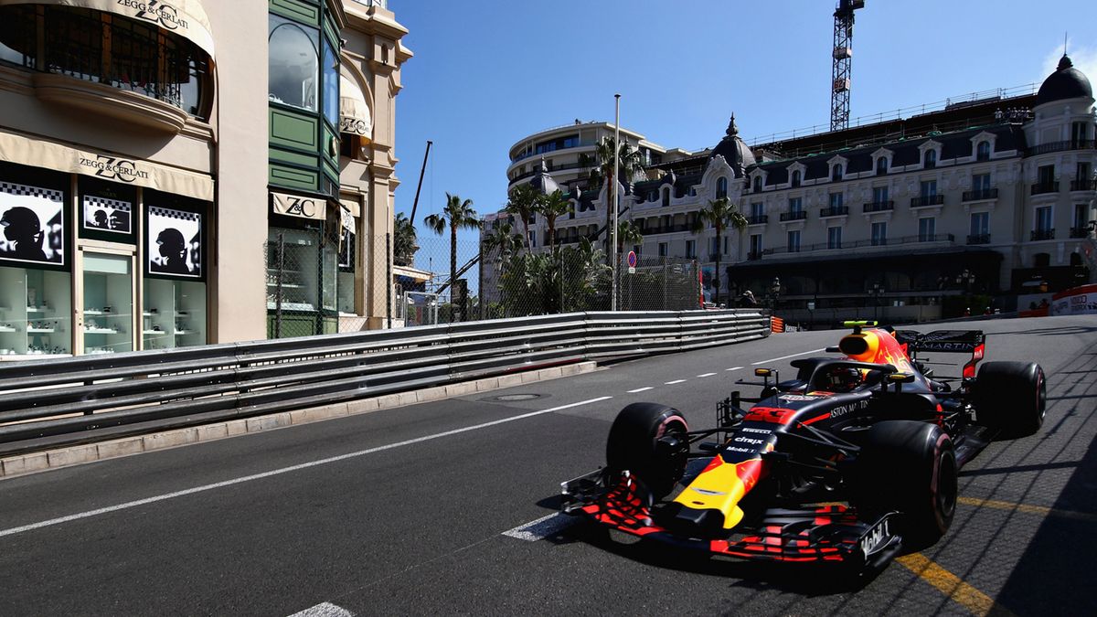 Max Verstappen na torze w Monako
