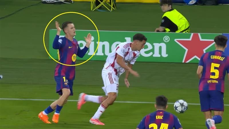 Twitter / Canal Plus Twitter / Kontrowersyjna sytuacja z meczu Barcelony