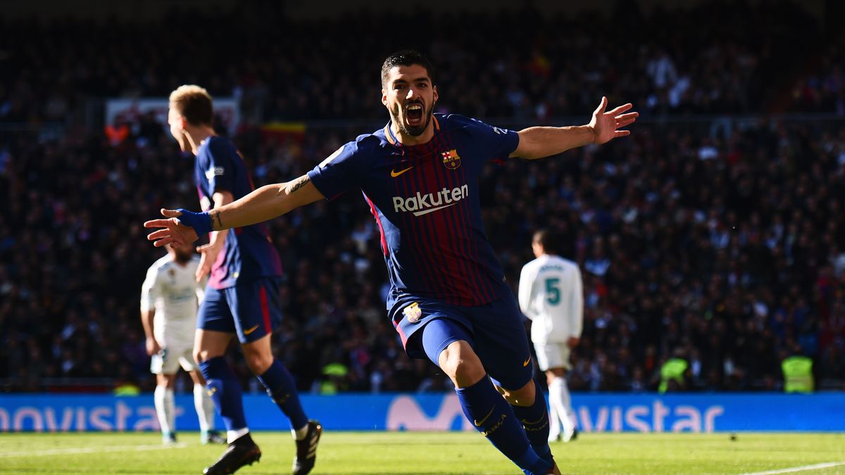 Zdjęcie okładkowe artykułu: Getty Images / Denis Doyle / Stringer / Na zdjęciu: Luis Suarez cieszy się po zdobyciu gola