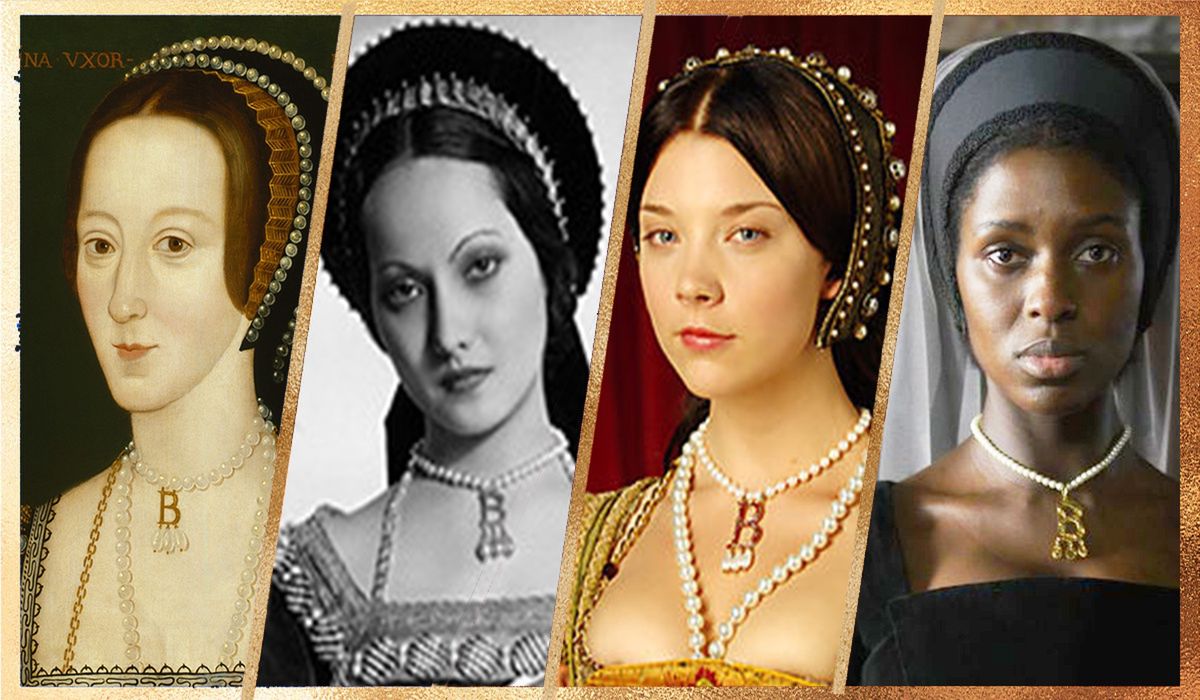 Cztery portrety Anny Boleyn.
