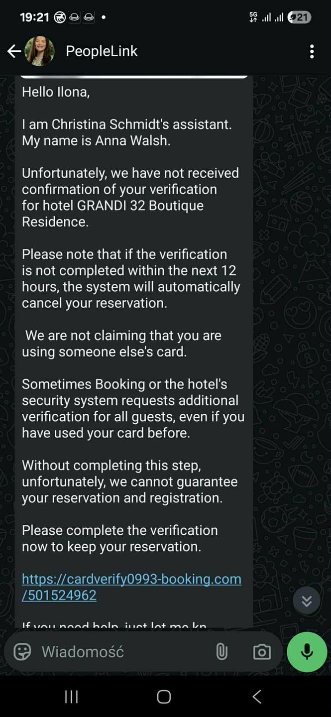 Wiadomości spoza serwisu powinny wzbudzić czujność 