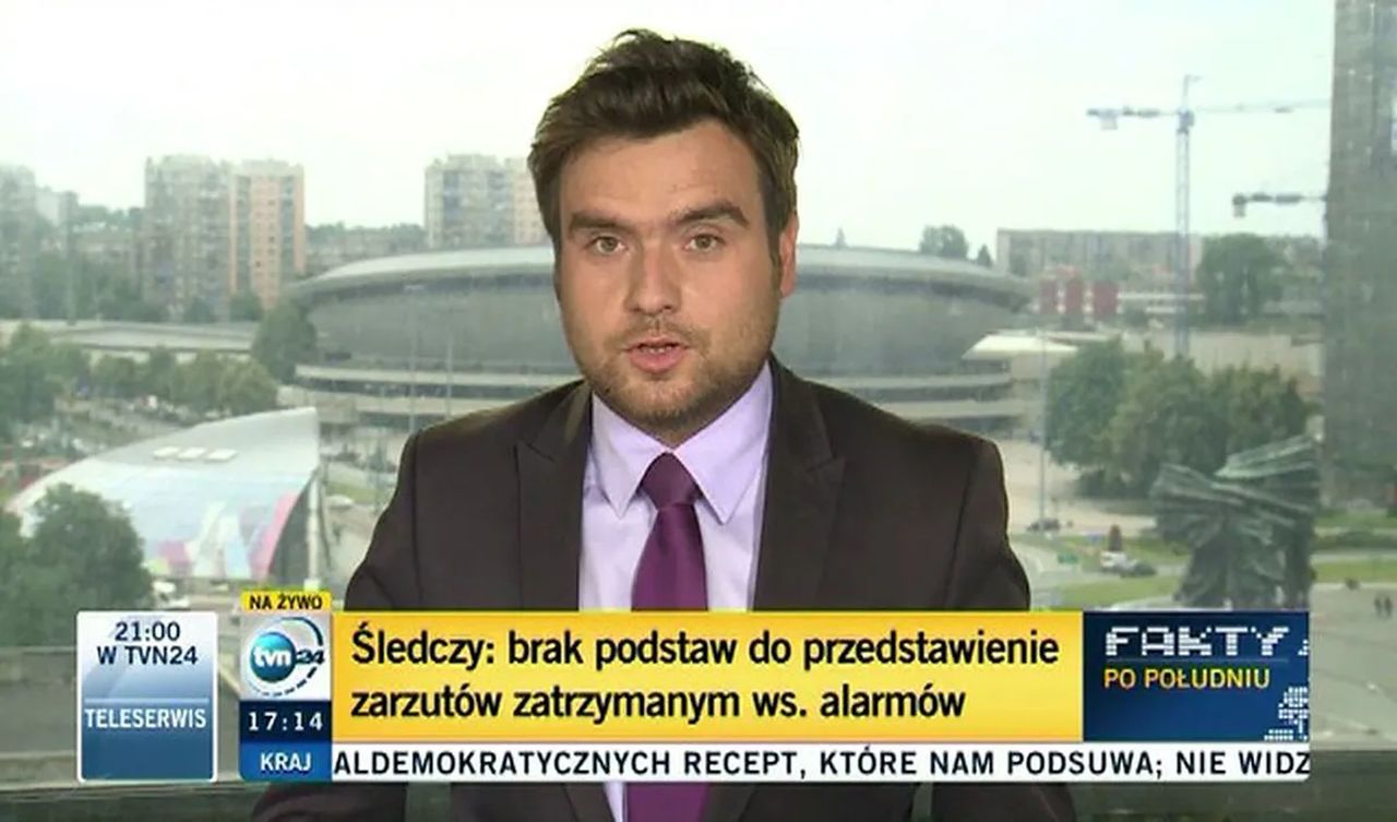 Robert Jałocha (na zdjęciu) pracował w TVN i TVN24 w latach 2010-2020