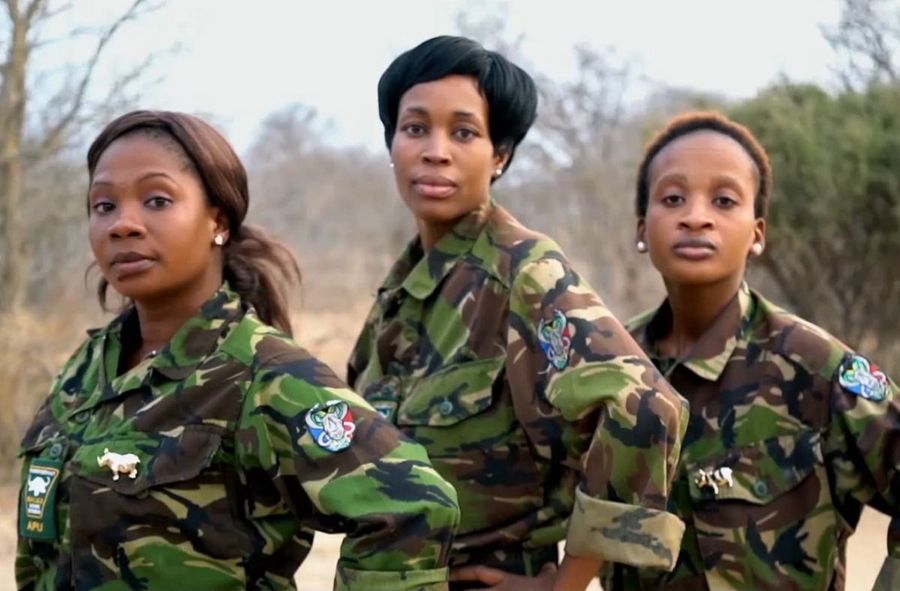 “Black Mambas” fight poachers. Women protect African animals