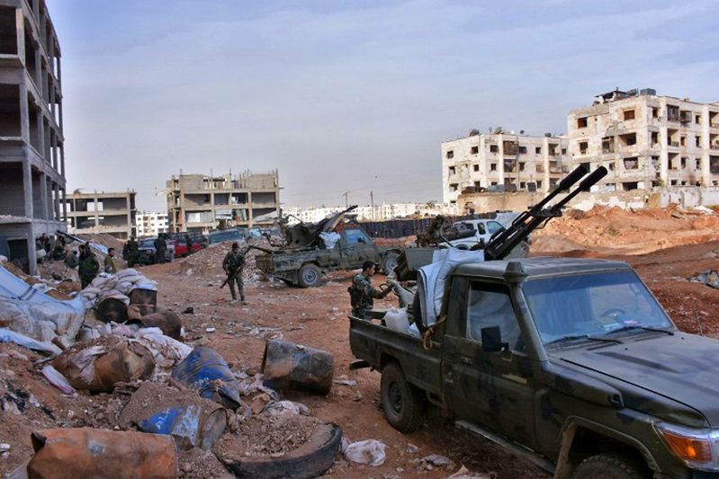 Syryjskie Obserwatorium: wszystkie części starego Aleppo w rękach armii