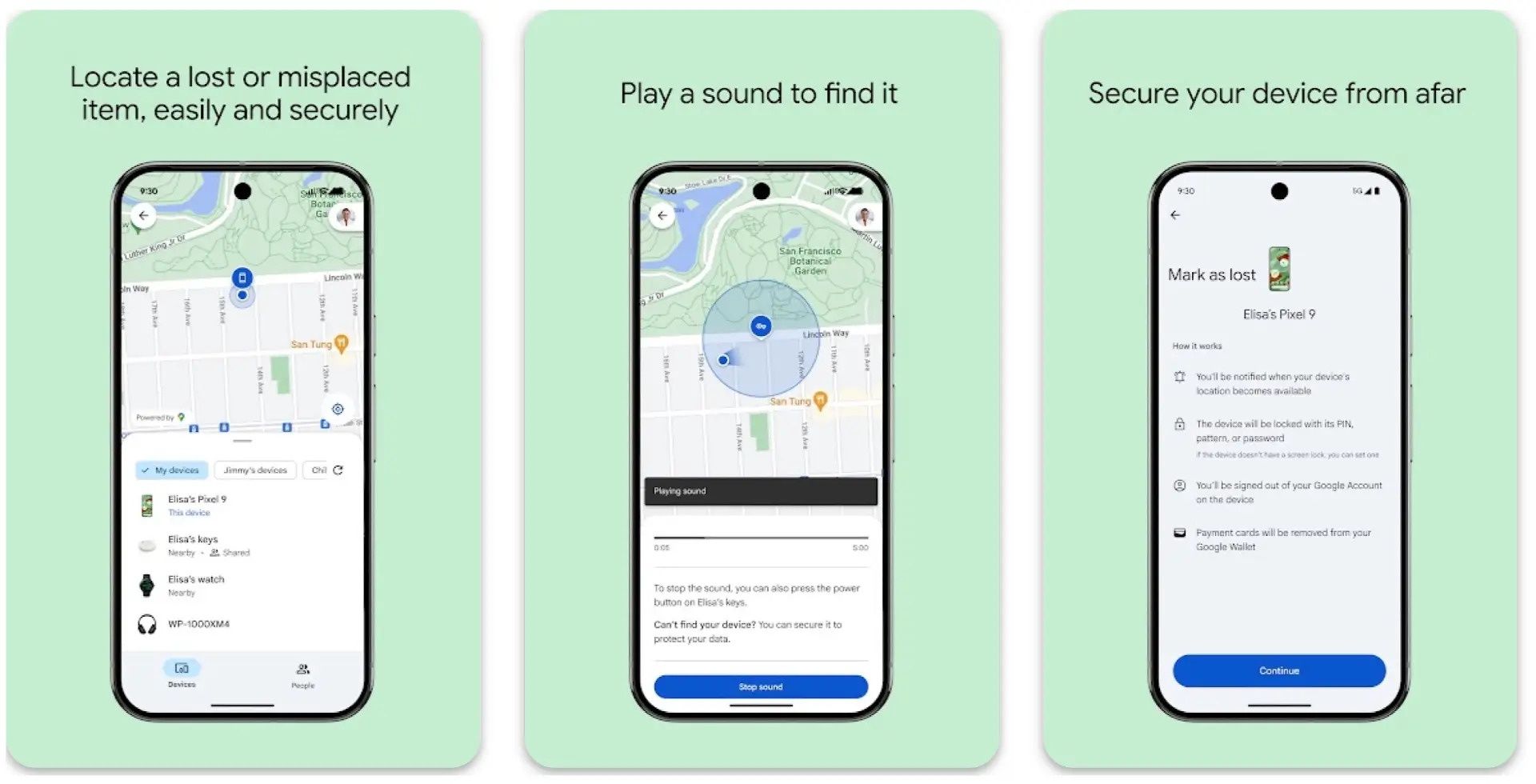 Centrum lokalizacji na smartfonach Google