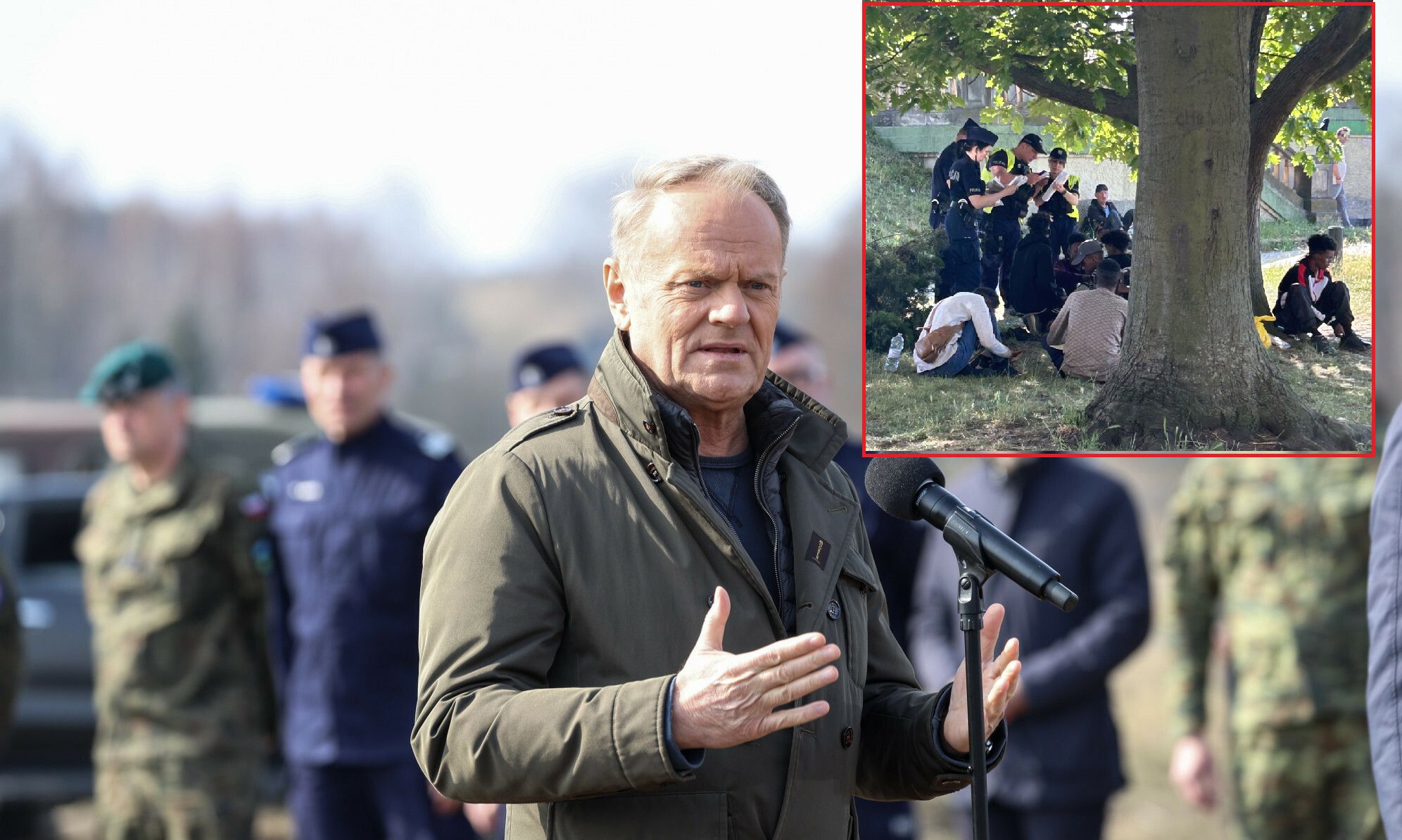 Donald Tusk ma kłopot ze sprawą migrantów 