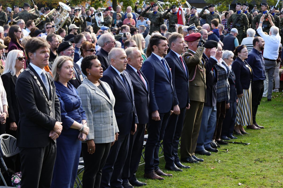 W Oosterhout upamiętniono 1. Dywizję Pancerną gen. Stanisława Maczka