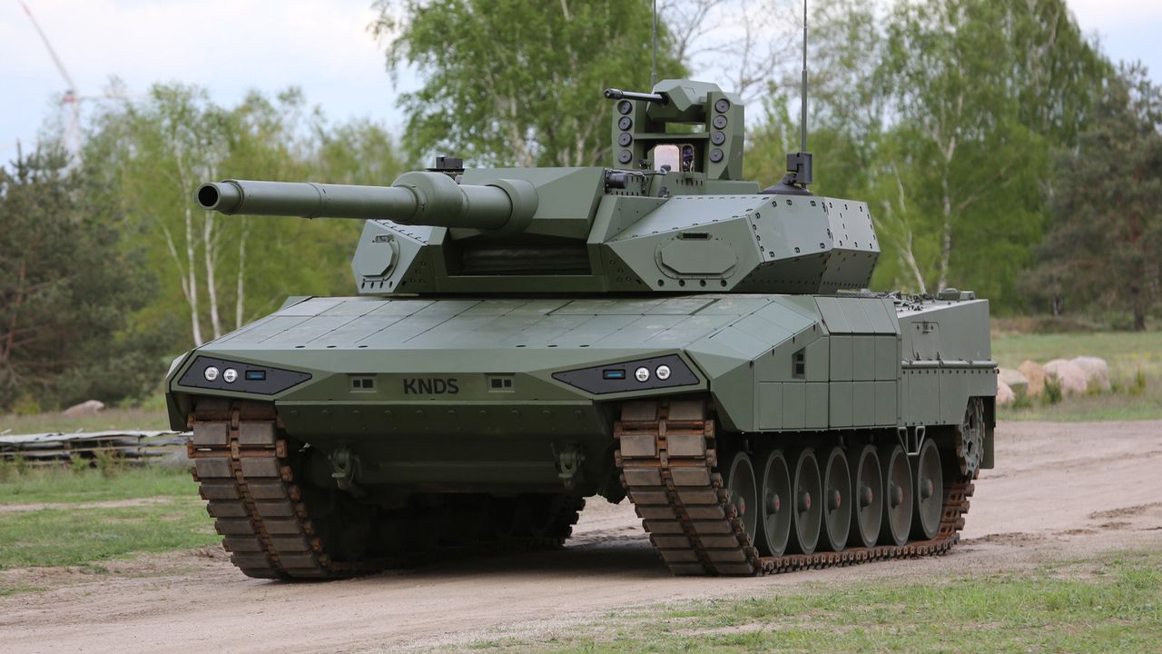 Französisch-deutscher Technologiedemonstrator Leopard 2 A-RC 3.0 - illustratives Foto