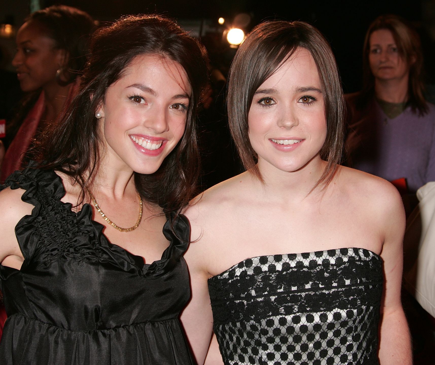 Olivia Thirlby i Elliot Page na premierze "Juno"