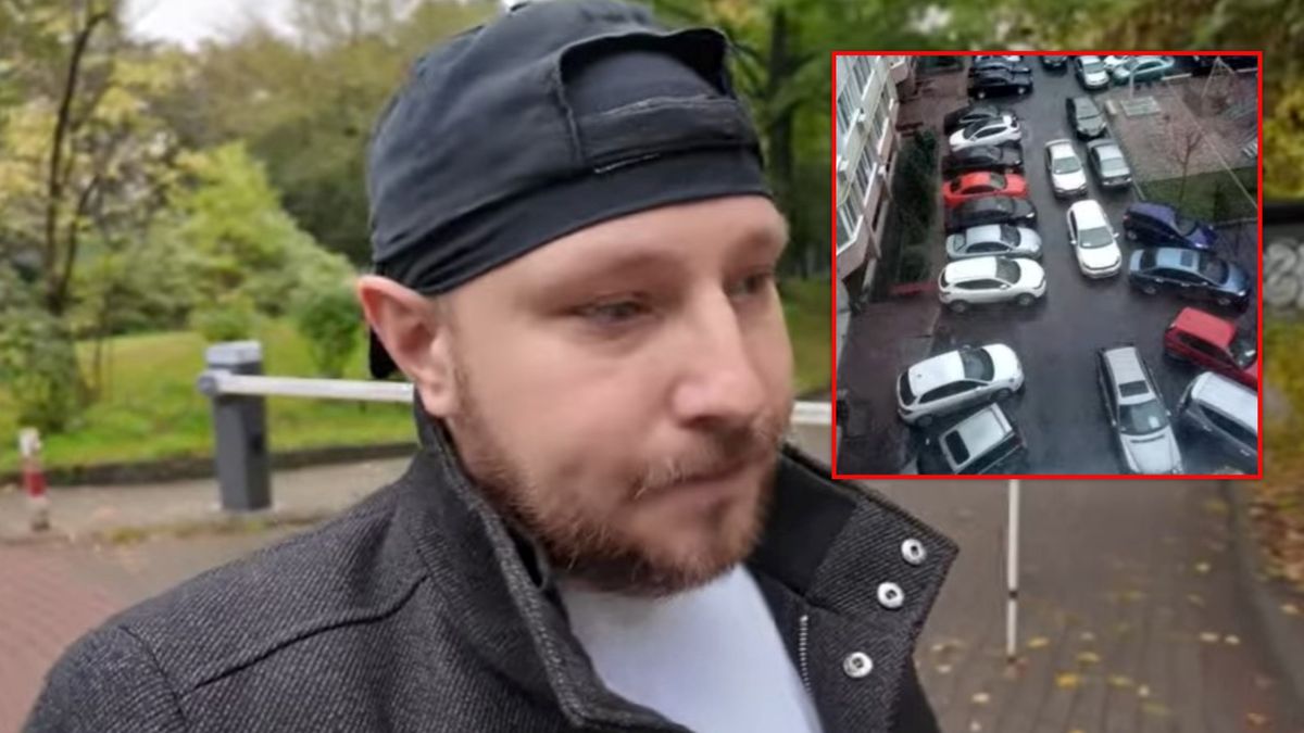 Zarucki pokazał parkowanie w Rosji.