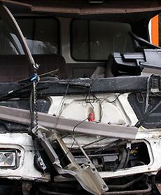 Zderzenie ciężarówek w Opolskiem