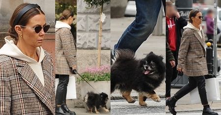 Muśnięta kostarykańskim słońcem Kinga Rusin maszeruje z wiernym Czarkiem Lisem (ZDJĘCIA)