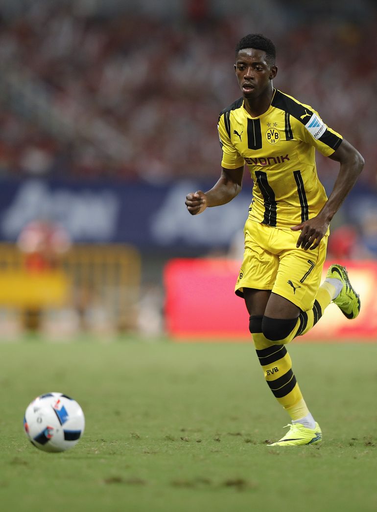 Na zdjęciu: Dembele przed przeprowadzką do Barcelony