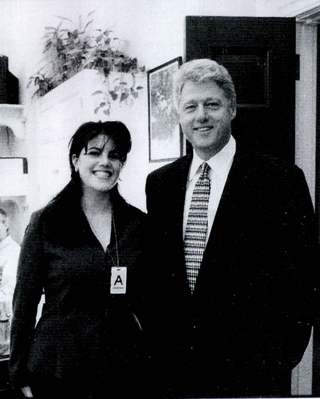 Monica Lewinsky i Bill Clinton w 1998 roku