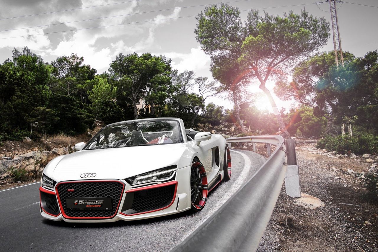 Audi R8 Spyder po modyfikacjach Regula Tuning