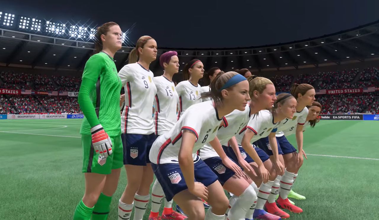 FIFA 22. Mniej niż 4 proc. graczy rozegrało mecz kobietami