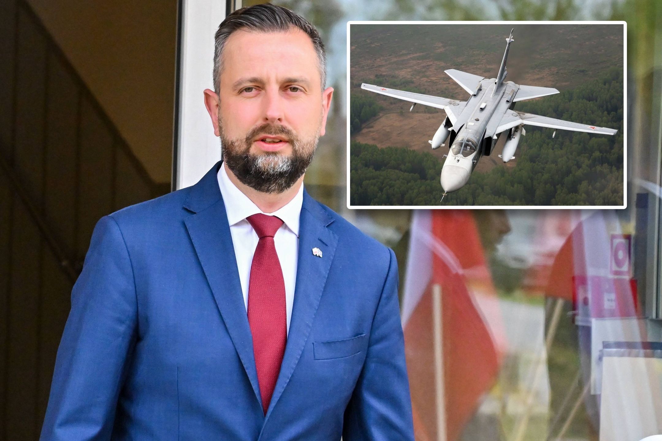 Szef MON: polscy piloci przechwycili Su-24 nad Bałtykiem