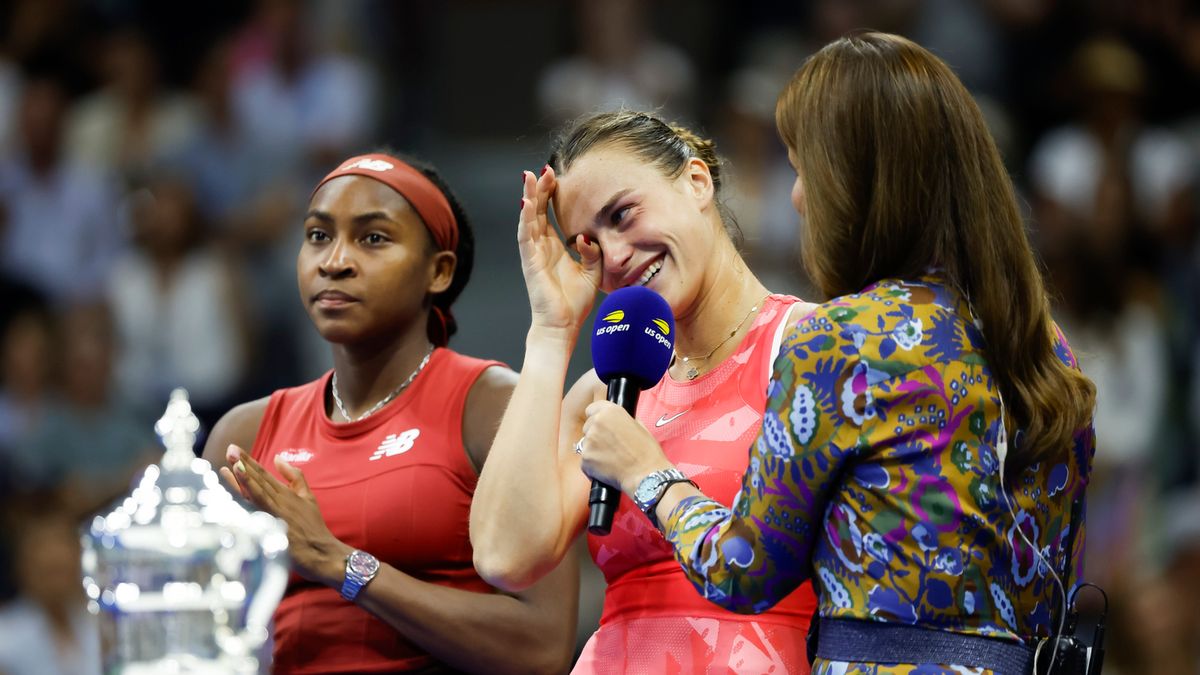 Zdjęcie okładkowe artykułu: PAP/EPA / JUSTIN LANE / Na zdjęciu: Aryna Sabalenka i Coco Gauff