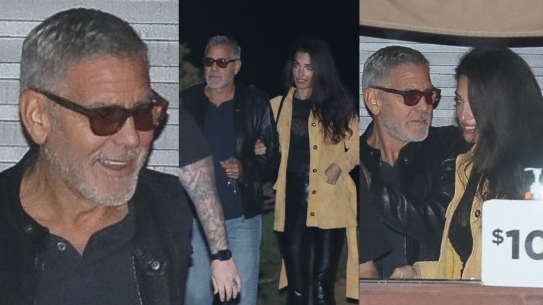 George i Amal Clooneyowie na podwójnej randce z Cindy Crawford i jej mężem