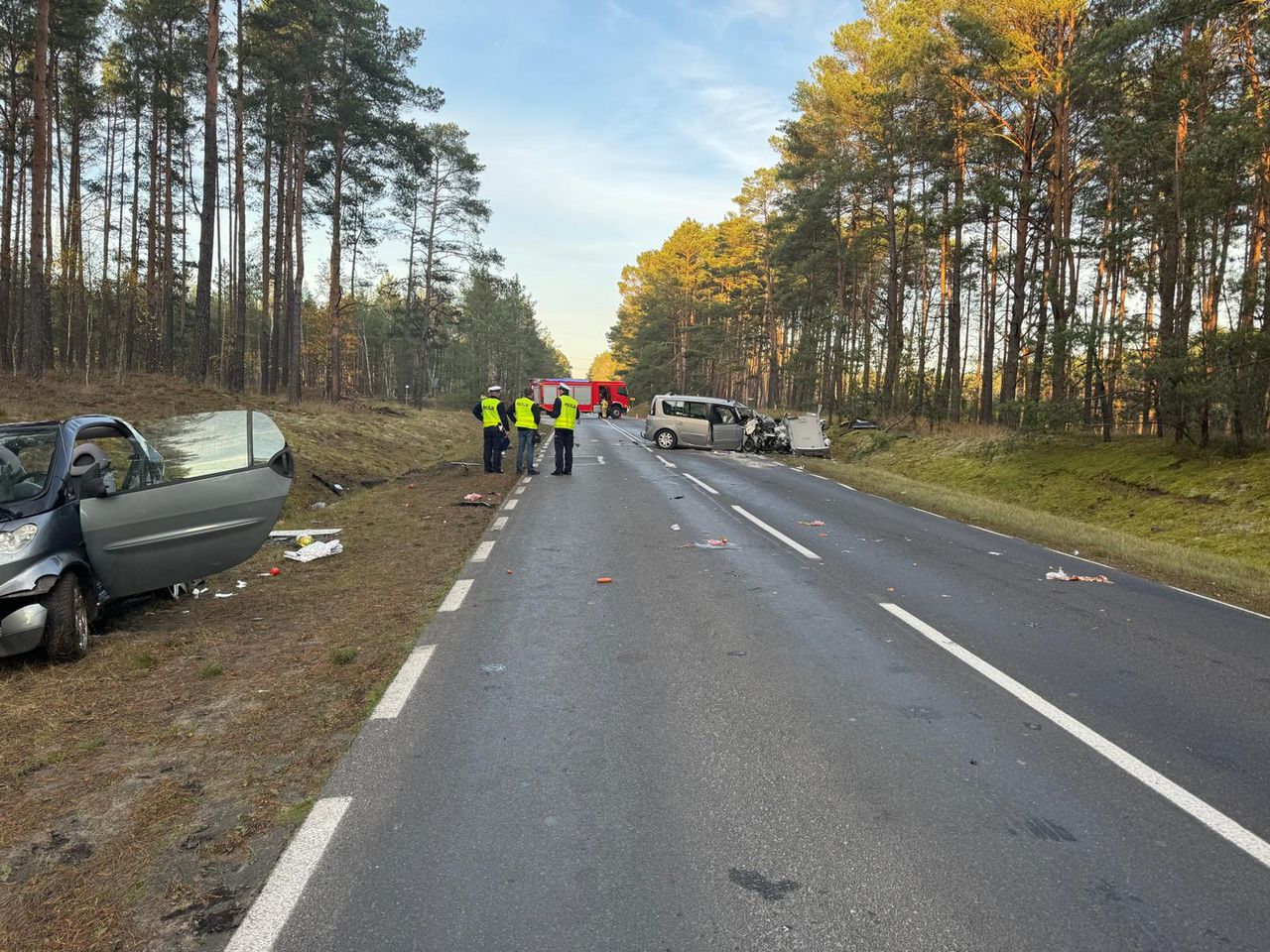 Zmarła ofiara wypadku na trasie Piła - Stobno