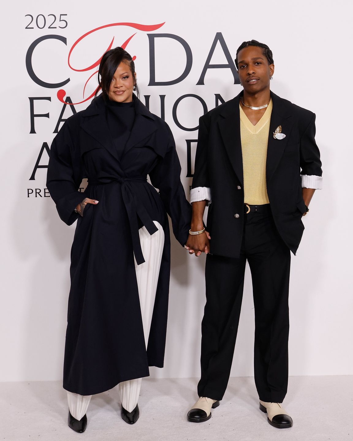 Rihanna i Asap Rocky na 2025 CFDA Awards w Nowym Jorku