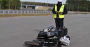 Lubin. Śmiertelny wypadek motocyklisty