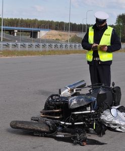 Lubin. Śmiertelny wypadek motocyklisty