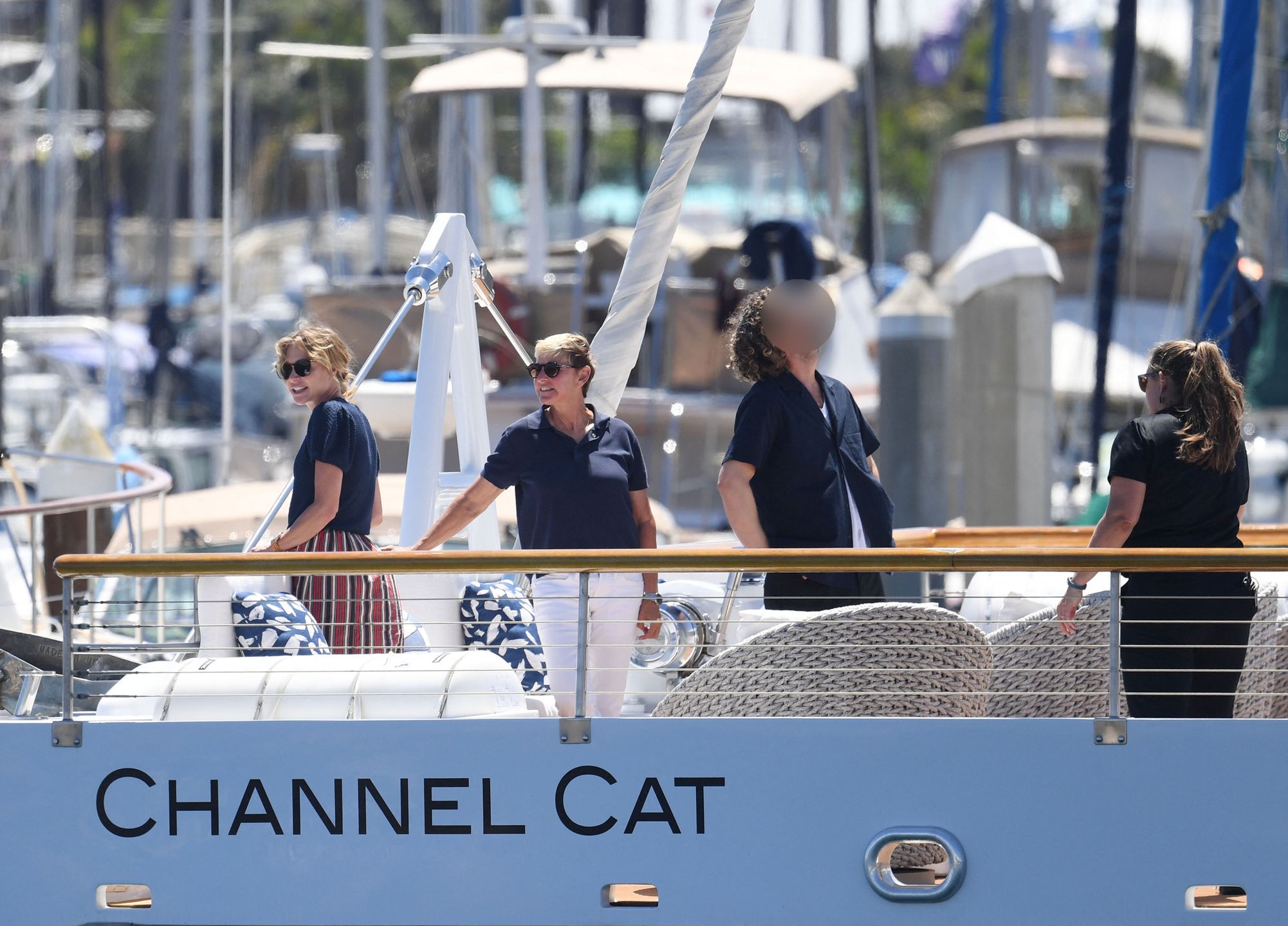 Ellen Degeneres i Portia de Rossi świętują 15. rocznicę ślubu na katamaranie