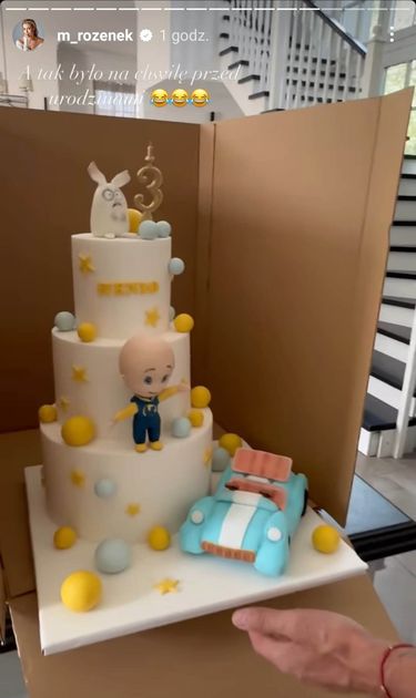 Małgorzata Rozenek pokazała tort z okazji 3. urodzin Henia