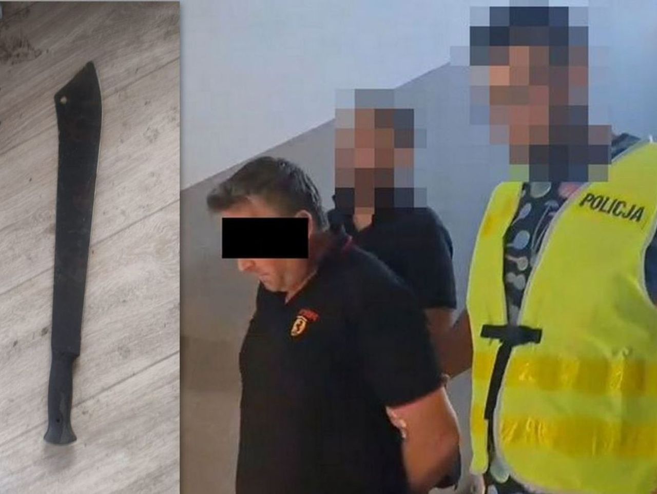 Opole Lubelskie: Groził bratu śmiercią, a potem straszył matkę maczetą. 42-latek ma zakaz zbliżania się do rodziny