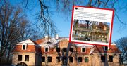 "Dolne piętro zalane, w środku hula wiatr". Dworek Obajtka popada w ruinę