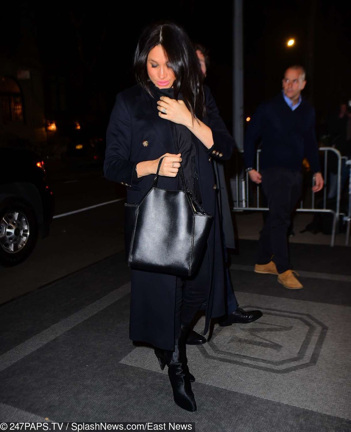Meghan Markle and Serena Williams Leave Dinner at the Polo Bar in NYC    Pictured: Meghan Markle,Serena Williams      World Rights, No Portugal Rights