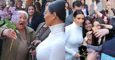 Kim spotyka się z fanami na ulicach Armenii (ZDJĘCIA)