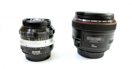 Canon 50 mm f/1.2L USM kontra stary Nikkor 50 mm f/1.4 [wideo]
