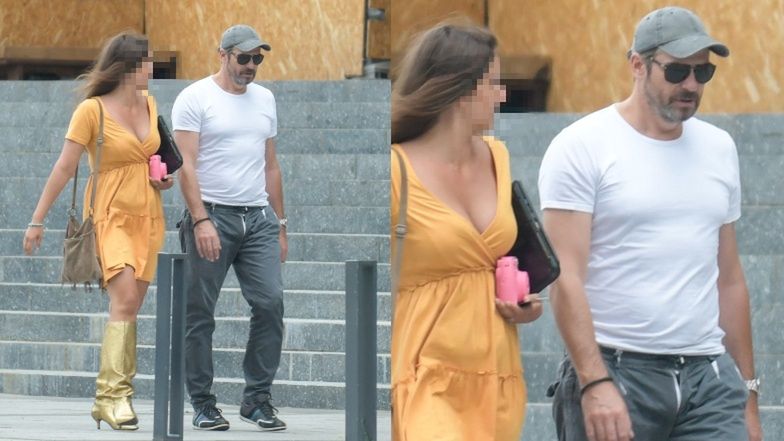 Nowa dziewczyna Pawła Deląga SIADA MU NA KOLANA w restauracji! Romantycznie?