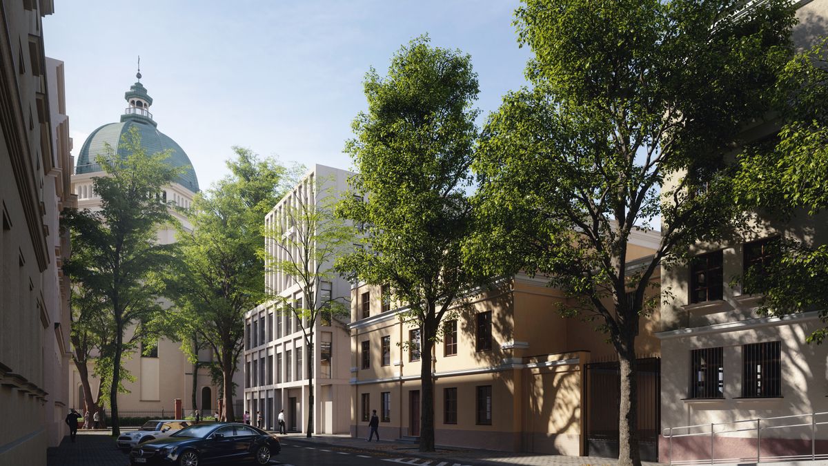 Wizualizacja nowego domu parafialnego