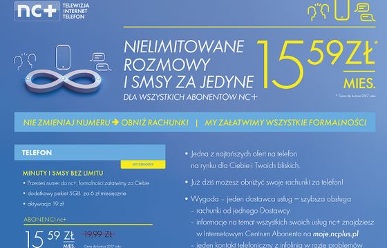 nc+ wprowadza ofertę „Elastyczny internet”. Klient płaci tylko wtedy, gdy korzysta z internetu