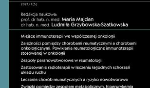 Onkoreumatologia. Współczesne wyzwanie. W gabinecie lekarza specjalisty.