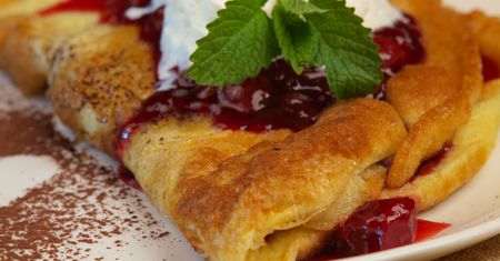 Kiedy smażę ten omlet stosuję zasadę 1:1. Wtedy zawsze wychodzi puszysty