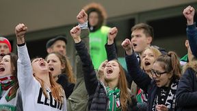 Kibice na meczu Legia Warszawa - Chojniczanka Chojnice
