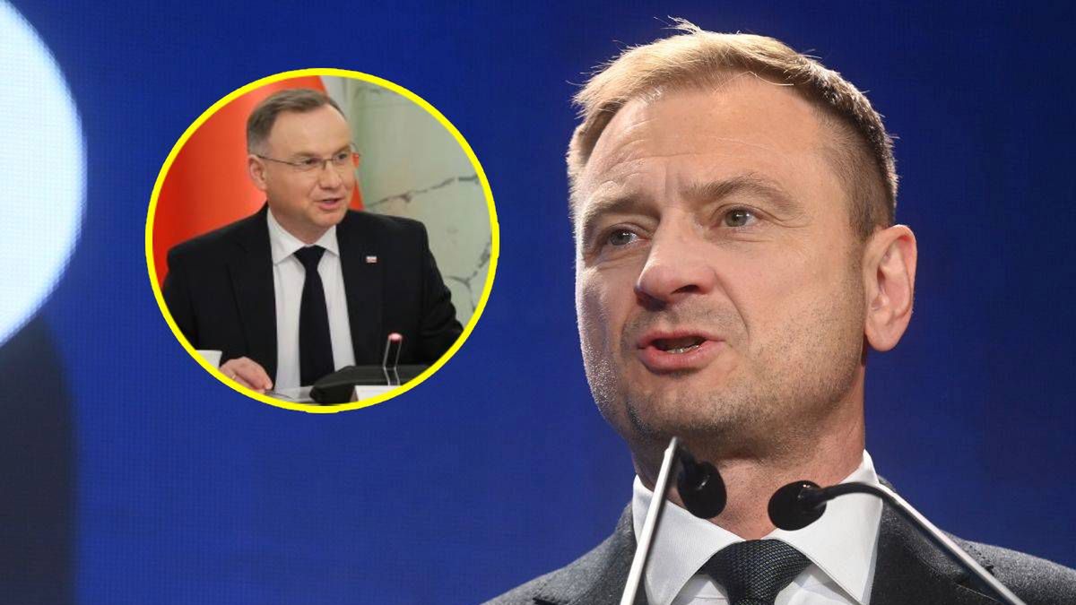 PAP / Piotr Nowak/Rafał Guz / Od prawej: Sławomir Nitras. W miniaturze: Andrzej Duda