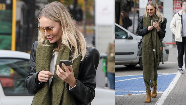 Agnieszka Woźniak-Starak w drodze na manicure