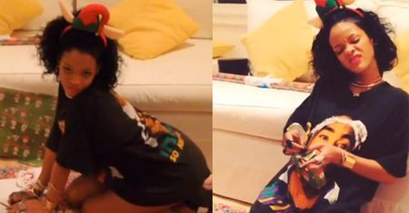 Rihanna PAKUJE PREZENTY!