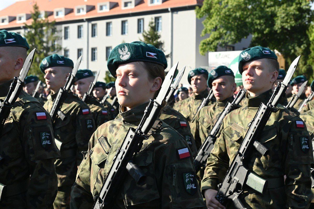 Przysięga wojskowa oficerów AWL