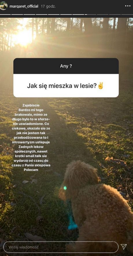 Margaret opowiada, jak się jej mieszka w lesie